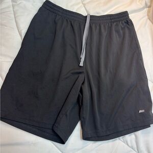 Amazon Essentials Men's Large Black Athletic Shorts